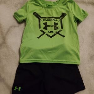 Under armour baby boys short set